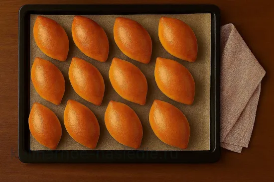 Пышные дрожжевые пирожки с цитрусово-морковной начинкой - шаг 6