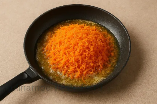 Морковная колбаска – нежный десерт с хрустящей начинкой - шаг 1