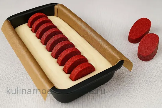 "Пасхальное чудо" – праздничный двухслойный кекс с сюрпризом - шаг 6