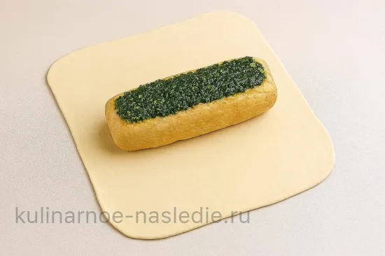 Мясо в слоёном тесте с лимонно-медовой зеленью - шаг 4 (изображение)