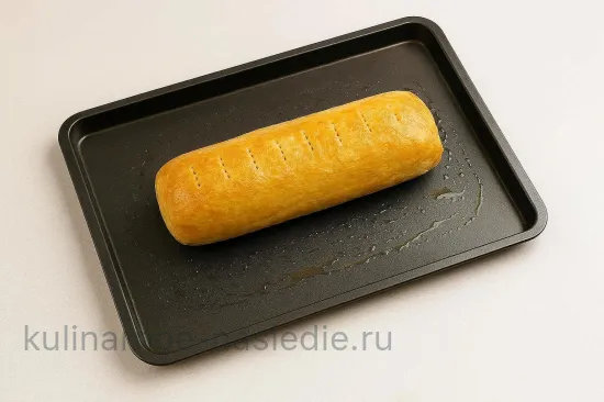 Мясо в слоёном тесте с лимонно-медовой зеленью - шаг 5 (изображение)