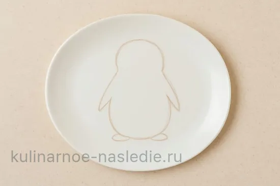 Салат «Пингвин» - шаг 2