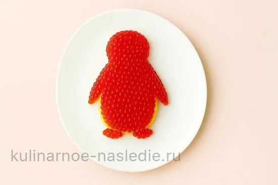 Салат «Пингвин» - шаг 3