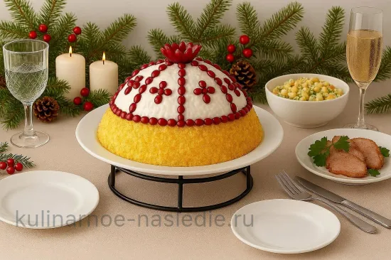 Салат «Шапка Мономаха» - шаг 4 (изображение)