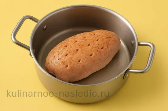 Мясо, фаршированное яблочками и курагой - шаг 1 (изображение)