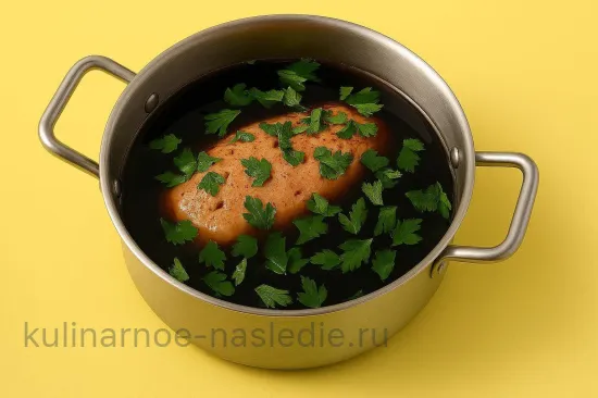 Мясо, фаршированное яблочками и курагой - шаг 2 (изображение)