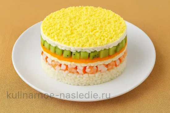 Салат «Морская сказка» - шаг 3 (изображение)