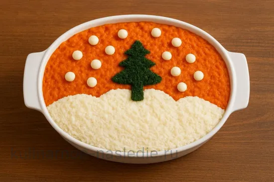 Салат «Маленькая ёлочка» - шаг 7