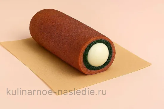 Слоеный пирог с сыром и зеленью - шаг 6