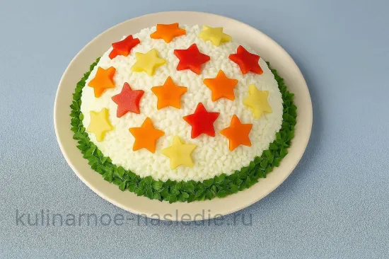 Салат «Звездопад» - шаг 5 (изображение)