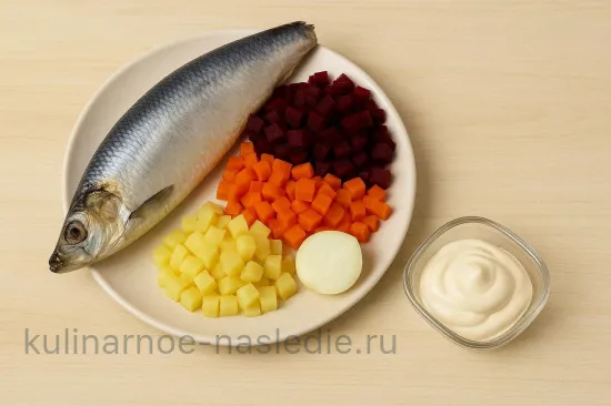 Салат «Про любовь» - шаг 1 (изображение)