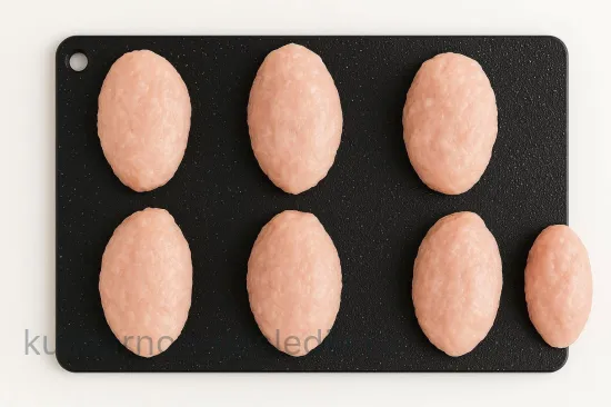 Сочные куриные котлеты с грибно-сырной начинкой в картофельной панировке - шаг 4