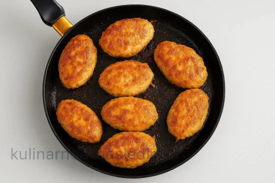 Сочные куриные котлеты с грибно-сырной начинкой в картофельной панировке - шаг 6