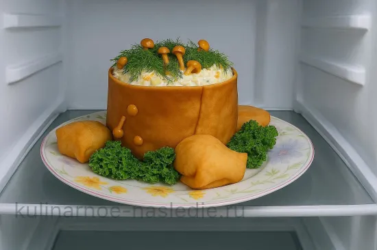 Салат «Пенек» - шаг 4