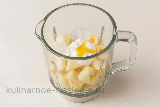 Смузи с грушей - Собираем ингредиенты