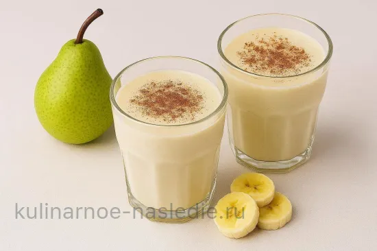 Смузи с грушей - Подача