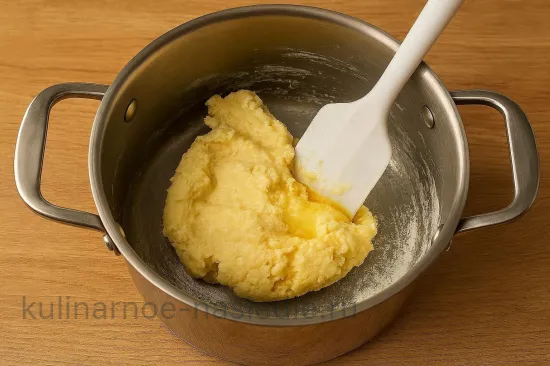 Расписное пасхальное печенье с розами - Завариваем тесто