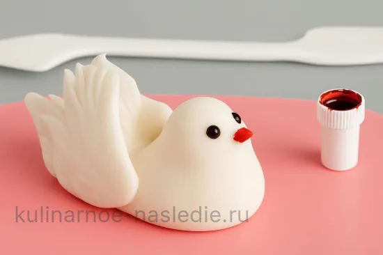 Кулич бездрожжевой - Птичка из остатков