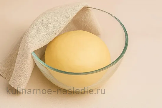 Кулич с грудинкой и сыром - Отдых теста