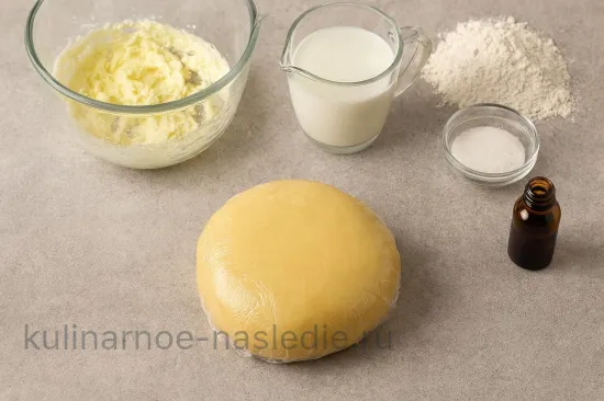 Хрустящее печенье с коричной корочкой - Замес теста и охлаждение
