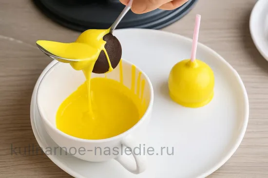 Кейк-попсы - Окрашиваем и покрываем