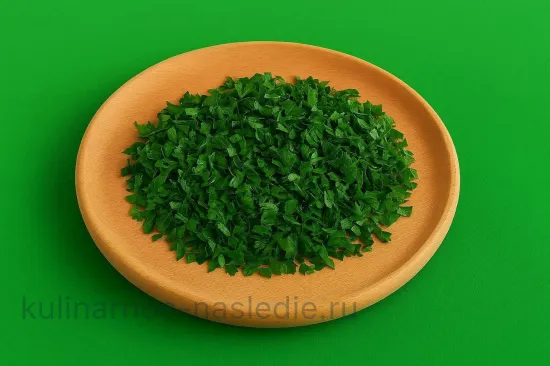 Рулетики из колбасы с кукурузной начинкой - Нарезка зелени