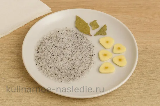Сало сухого посола по-домашнему - Готовим посолочную смесь