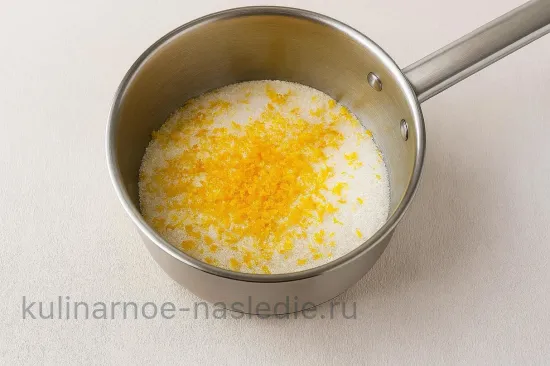 Мармелад из дыни и груши - Цитрусовая цедра с сахаром