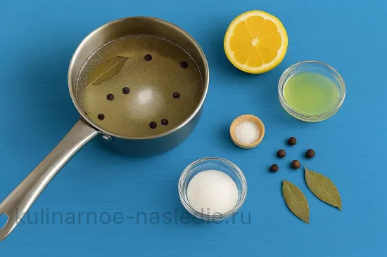 Маринованные кальмары в лимонном соке - Приготовление лимонного маринада