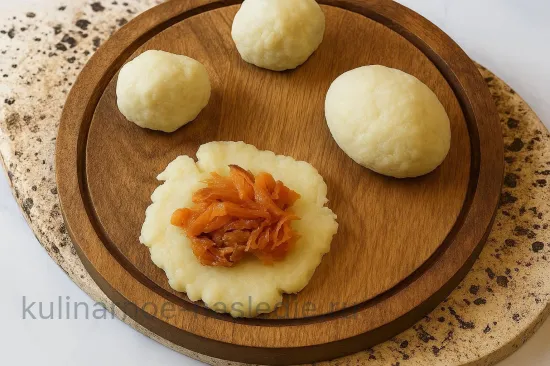 Зразы картофельные - Формируем зразы