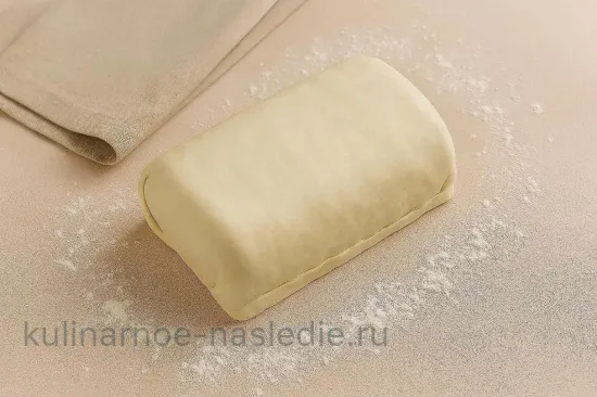 Свинина в хрустящем тесте - Формирование герметичной тестяной оболочки