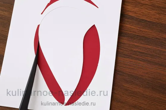 Торт «Сладкая парочка» - Вырезаем детали