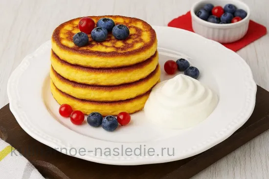 Панкейки из кокосовой муки - Подаём