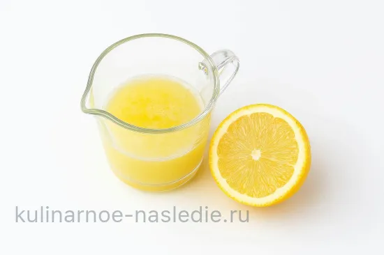 Варенье из тыквы, брусники и апельсина - Лимонный сок