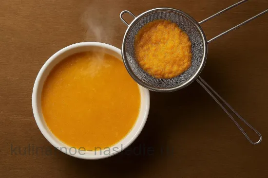 Клюквенный джем с кардамоном - Варка апельсиновой массы
