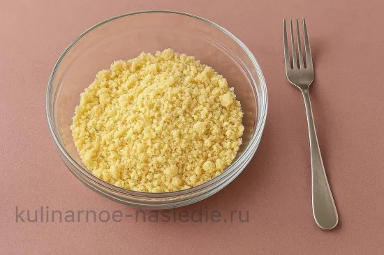 Пирог с брусникой и орехами - Штрейзель