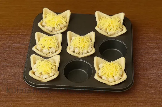 Зачетный жюльен - Запекание