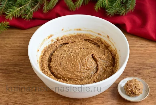 Булочки с арахисом - Арахисовая начинка