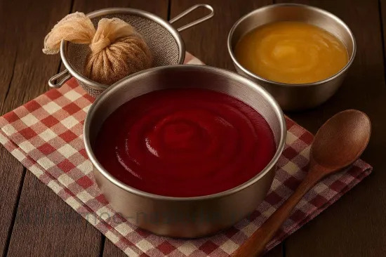 Джем из крыжовника и смородины - Перетирание через сито