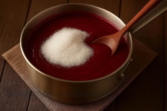 Джем из крыжовника и смородины - Введение сахара и финальная варка
