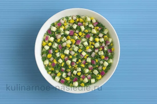 Мини-бутерброды с килькой - Смешивание яичной основы