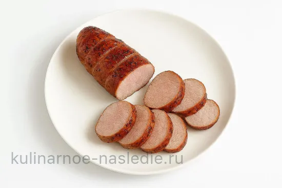 Вырезка с грибным соусом - Нарезка мяса