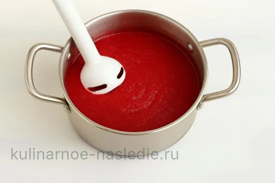 Пастила из вишни - Превращение в пюре