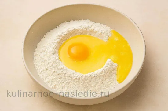 Пирожные «Божьи коровки» - Замес теста