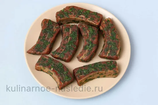 Запечённая баранина с картофелем - Смесь для обмазки